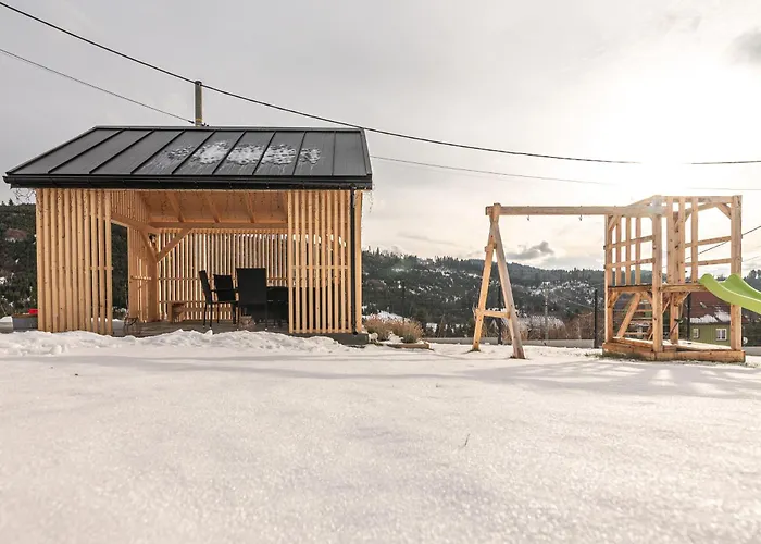 W Gorach Blask Beskidu- Sauna, Jacuzzi, Balia W Cenie Vila Zlatna