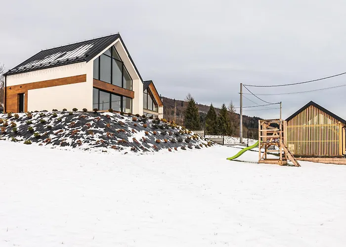 Vila W Gorach Blask Beskidu- Sauna, Jacuzzi, Balia W Cenie Zlatna